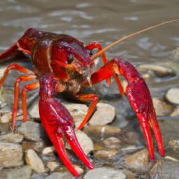 Louisiana red crayfish