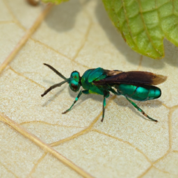 emerald cockroach wasp