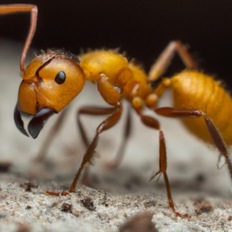 larger yellow ant