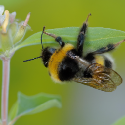 lemon cuckoo bumble bee