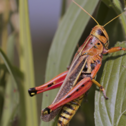 redlegged grasshopper