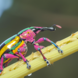 sesbania clown weevil