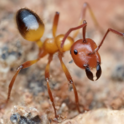 smaller yellow ant
