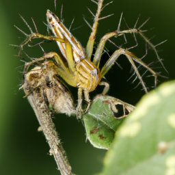 striped lynx spider