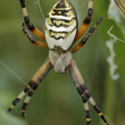 whitebacked garden spider
